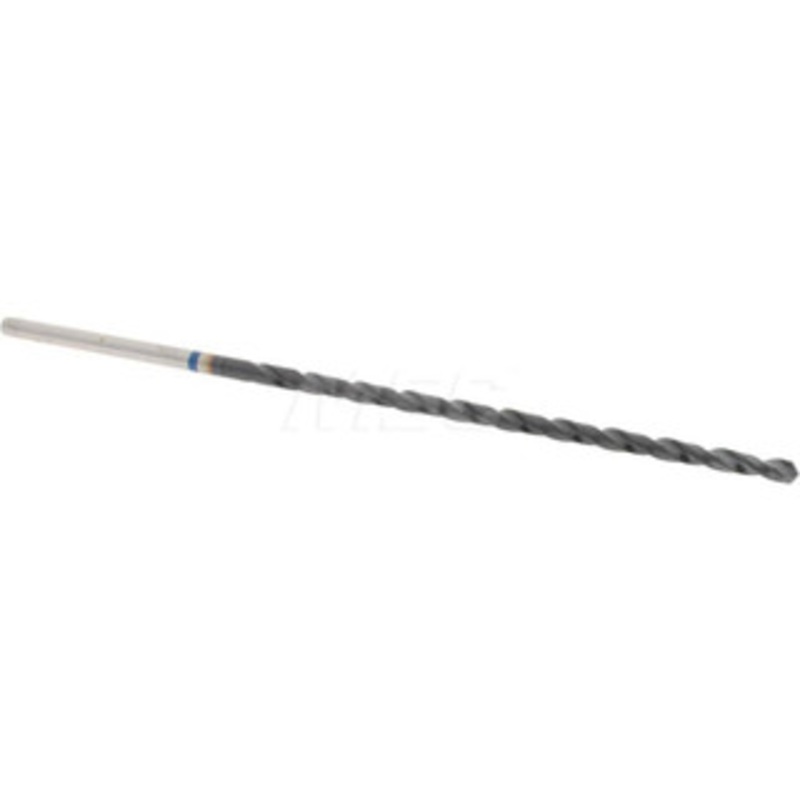 Accupro #43 118 Spiral Flute Vanadium High Speed Steel Taper Length Drill Bit TiAlN Finish, 59mm Flute Length, 90mm OAL, Split Point, Straight Shank 1BT0226-AC – 05494448