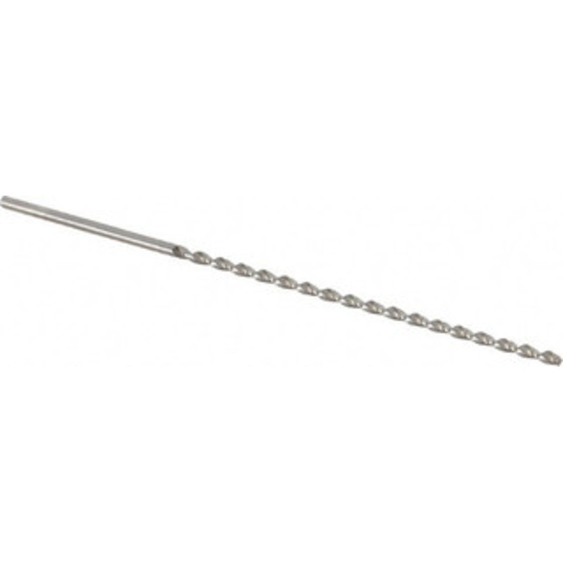 Accupro #52 130 Parabolic Flute Vanadium High Speed Steel Taper Length Drill Bit Bright Finish, 1-31/32 Flute Length, 3 OAL, Split Point, Straight Shank 1100161-AC – 45769296