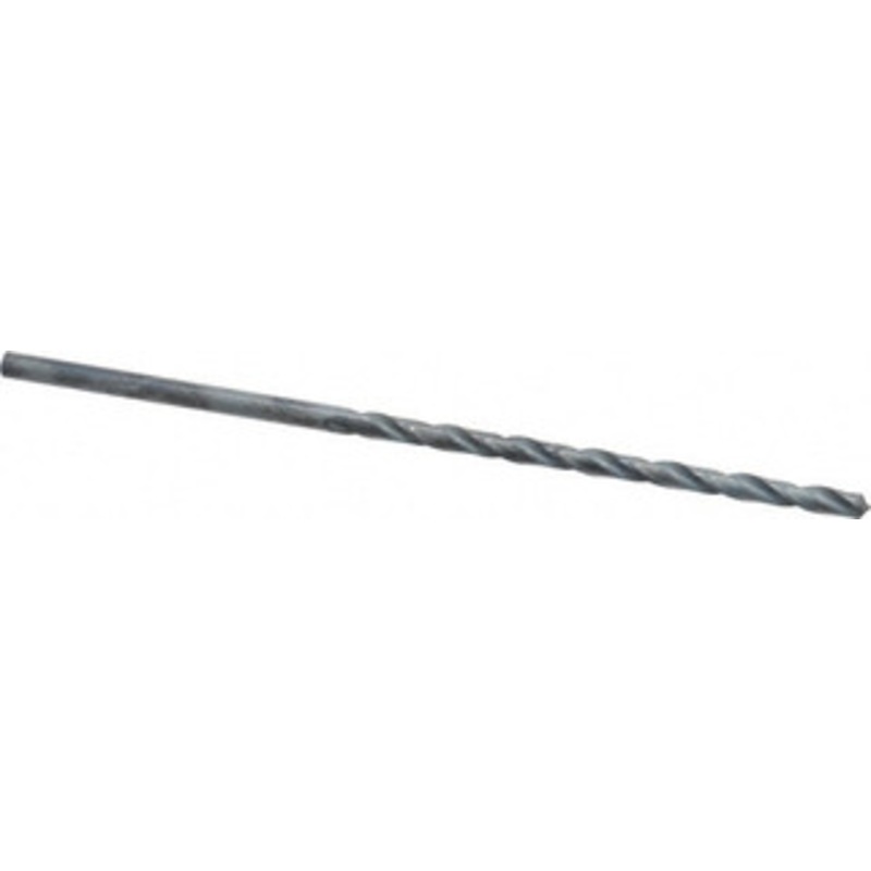 Chicago-Latrobe #12 118 Spiral Flute High Speed Steel Taper Length Drill Bit Oxide Finish, 3-5/8 Flute Length, 6 OAL, Standard Point, Straight Shank, Series 120 50302 – 81408122