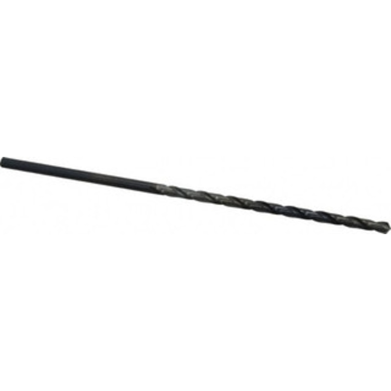 Chicago-Latrobe #20 118 Spiral Flute High Speed Steel Taper Length Drill Bit Oxide Finish, 3-3/8 Flute Length, 5-3/4 OAL, Standard Point, Straight Shank, Series 120 50310 – 81408205