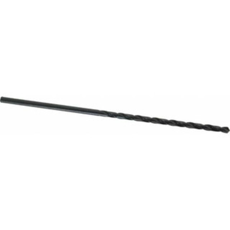 Chicago-Latrobe #26 118 Spiral Flute High Speed Steel Taper Length Drill Bit Oxide Finish, 3 Flute Length, 5-3/8 OAL, Standard Point, Straight Shank, Series 120 50316 – 81408262