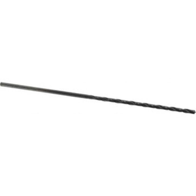 Chicago-Latrobe #40 118 Spiral Flute High Speed Steel Taper Length Drill Bit Oxide Finish, 2-1/2 Flute Length, 4-5/8 OAL, Standard Point, Straight Shank, Series 120 50330 – 81408403