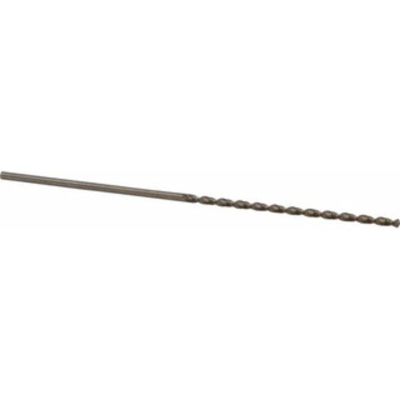 Cleveland Twist Drill #43 135 Parabolic Flute Cobalt Taper Length Drill Bit Oxide/Gold Finish, 2-1/4 Flute Length, 4-1/4 OAL, Split Point, Straight Shank, Series 2575 C16766 – 02148377