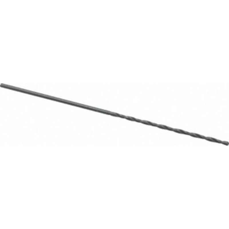 Cleveland Twist Drill #59 118 Spiral Flute High Speed Steel Taper Length Drill Bit Oxide Finish, 1-1/8 Flute Length, 2-1/4 OAL, Standard Point, Straight Shank, Series 2510 C08594 – 63725592