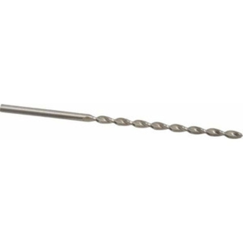 Guhring #20 130 Parabolic Flute High Speed Steel Taper Length Drill Bit Bright Finish, 3-1/16 Flute Length, 4-11/16 OAL, Standard Point, Straight Shank, Series 501 9005010040900 – 85771202