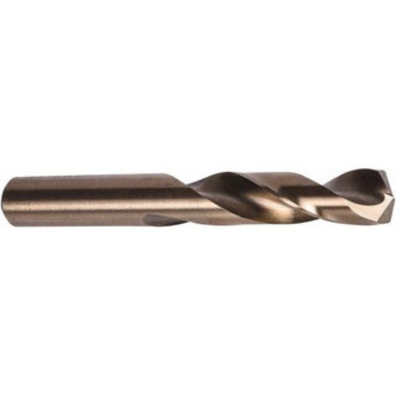 Precision Twist Drill #1 135 Spiral Flute Cobalt Screw Machine Drill Bit Oxide/Gold Finish, Right Hand Cut, 1-5/16 Flute Length, 2-7/16 OAL, Split Point, Straight Shank 041301 – 78546363