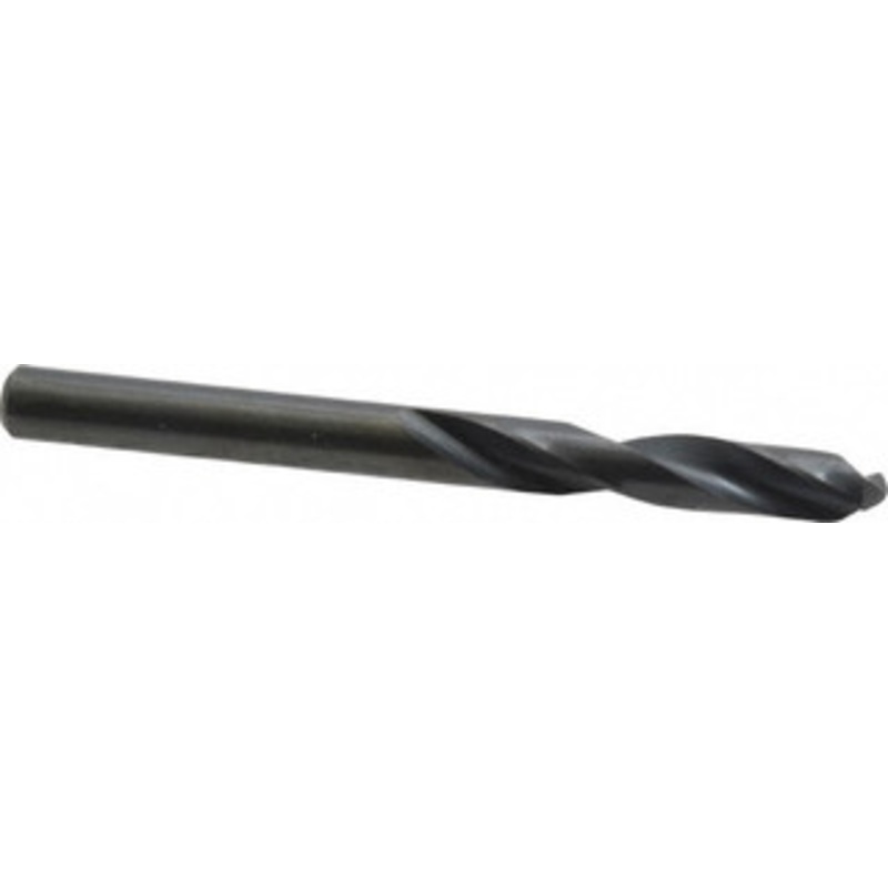 Precision Twist Drill #4 135 Spiral Flute High Speed Steel Screw Machine Drill Bit Oxide Finish, Right Hand Cut, 1-1/4 Flute Length, 2-3/8 OAL, Split Point, Straight Shank 041804 – 78547742