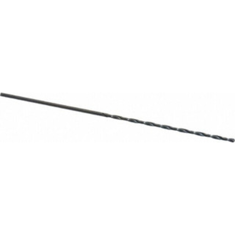 Value Collection #55 118 Spiral Flute High Speed Steel Taper Length Drill Bit Oxide Finish, 1-3/4 Flute Length, 3 OAL, Standard Point, Straight Shank 01408558 – 01408558