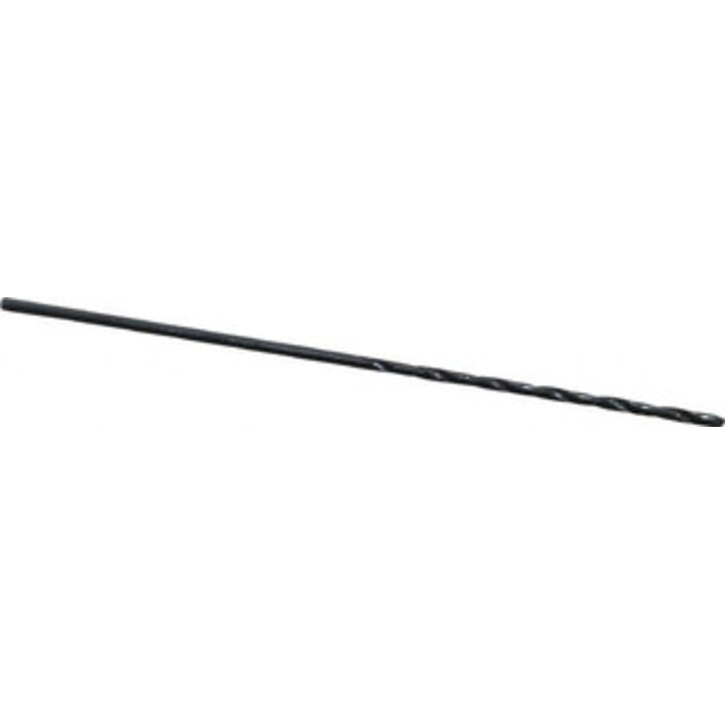 Value Collection #58 118 Spiral Flute High Speed Steel Taper Length Drill Bit Oxide Finish, 1-1/8 Flute Length, 2-1/4 OAL, Standard Point, Straight Shank 01408582 – 01408582