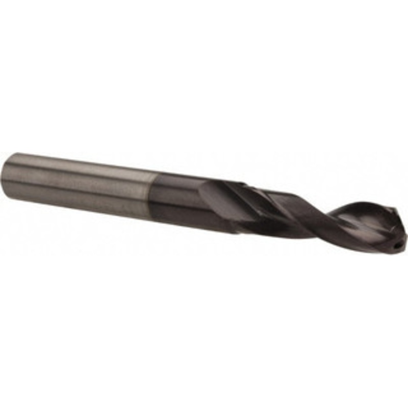 Accupro #40 140 Spiral Flute Solid Carbide Taper Length Drill Bit AlTiN Finish, 0.858 Flute Length, 2.992 OAL, Straight Shank, Through Coolant, Series ACCUPRO 62760533 – 62760533