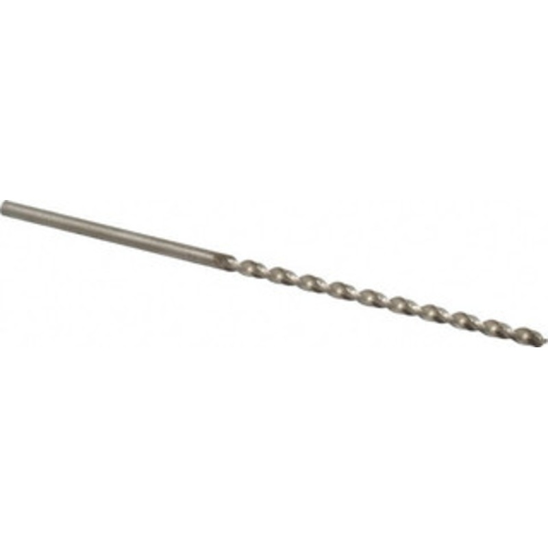 Chicago-Latrobe #20 118 Spiral Flute High Speed Steel Taper Length Drill Bit Bright Finish, 3-3/8 Flute Length, 5-3/4 OAL, Standard Point, Straight Shank, Series 120B 50230 – 81555203
