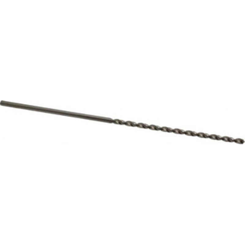 Chicago-Latrobe #35 118 Spiral Flute High Speed Steel Taper Length Drill Bit Bright Finish, 2-3/4 Flute Length, 5-1/8 OAL, Standard Point, Straight Shank, Series 120B 50245 – 81555351