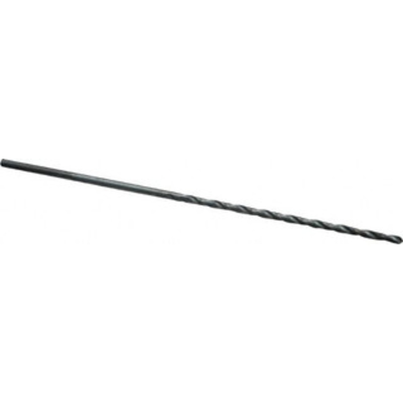 Chicago-Latrobe #41 118 Spiral Flute High Speed Steel Taper Length Drill Bit Oxide Finish, 2-1/2 Flute Length, 4-5/8 OAL, Standard Point, Straight Shank, Series 120 50331 – 81408411