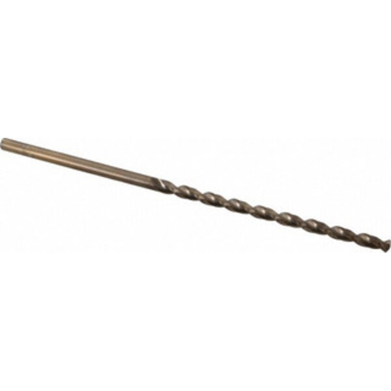 Cleveland Twist Drill #14 135 Parabolic Flute Cobalt Taper Length Drill Bit Oxide/Gold Finish, 3-3/8 Flute Length, 5-3/4 OAL, Split Point, Straight Shank, Series 2575 C16737 – 02148088