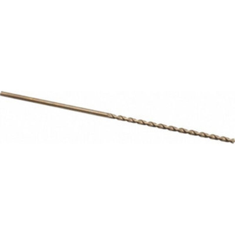 Cleveland Twist Drill #35 135 Parabolic Flute Cobalt Taper Length Drill Bit Oxide/Gold Finish, 2-3/4 Flute Length, 5-1/8 OAL, Split Point, Straight Shank, Series 2575 C16758 – 02148294