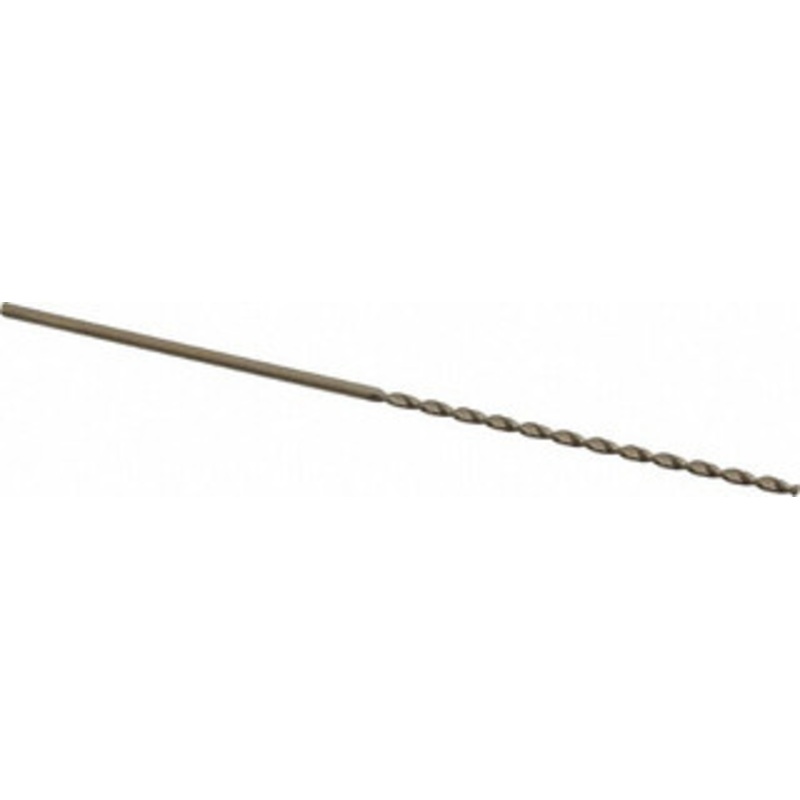 Cleveland Twist Drill #46 135 Parabolic Flute Cobalt Taper Length Drill Bit Oxide/Gold Finish, 2-1/4 Flute Length, 4-1/4 OAL, Split Point, Straight Shank, Series 2575 C16769 – 02148401