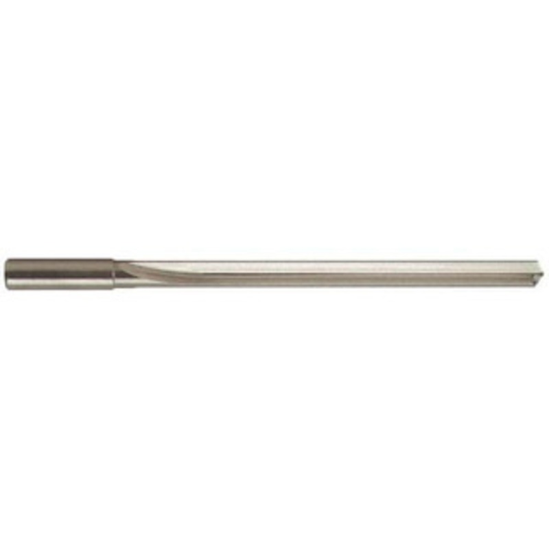 Guhring #28, 9/64, 120 Point, Solid Carbide Straight Flute Drill Bit Bright Finish, 77mm Flute Length, 121mm OAL, Through Coolant 9055130035700 – 04534947