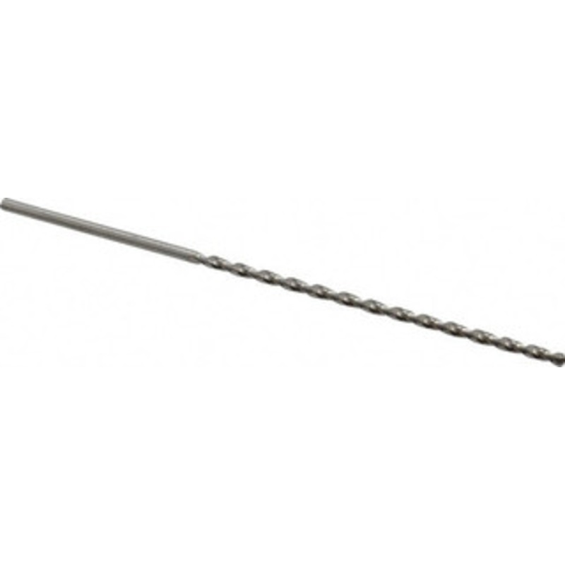 Guhring #48 130 Parabolic Flute High Speed Steel Taper Length Drill Bit Bright Finish, 2-7/32 Flute Length, 3-11/32 OAL, Standard Point, Straight Shank, Series 535 9005350019300 – 85765485