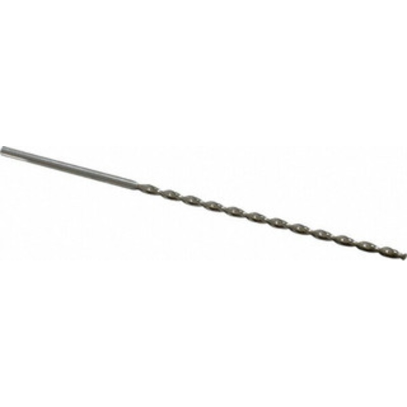 Guhring #49 130 Parabolic Flute High Speed Steel Taper Length Drill Bit Bright Finish, 2-3/32 Flute Length, 3-5/32 OAL, Standard Point, Straight Shank, Series 501 9005010018500 – 85771491
