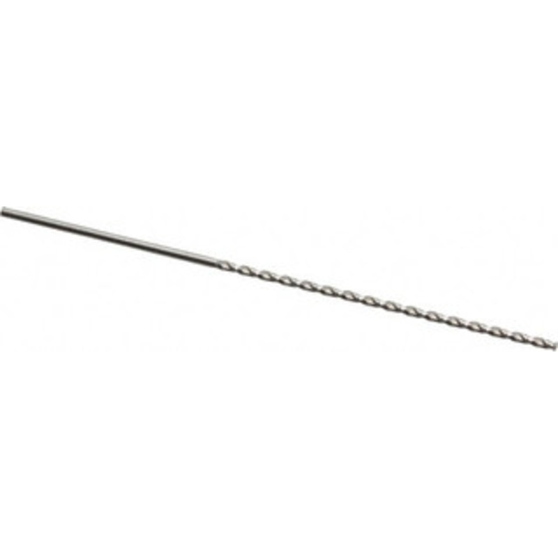 Guhring #58 130 Parabolic Flute High Speed Steel Taper Length Drill Bit Bright Finish, 1-15/32 Flute Length, 2-3/8 OAL, Standard Point, Straight Shank, Series 535 9005350010700 – 85765584