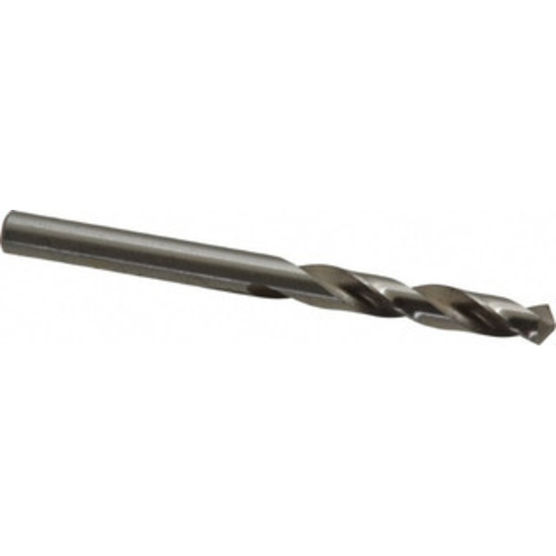 Precision Twist Drill #16 118 Spiral Flute High Speed Steel Screw Machine Drill Bit Bright Finish, Right Hand Cut, 1-1/8 Flute Length, 2-3/16 OAL, Standard Point, Straight Shank 041016 – 78545514