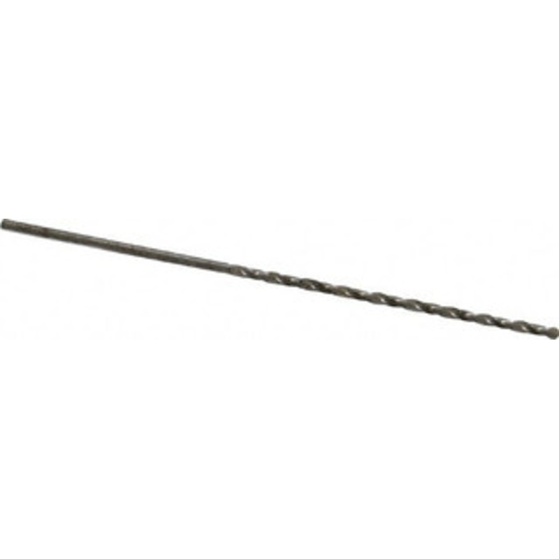 Precision Twist Drill #53 118 Spiral Flute High Speed Steel Taper Length Drill Bit Bright Finish, 1-3/4 Flute Length, 3 OAL, Standard Point, Straight Shank, Series R52 052053 – 78558798