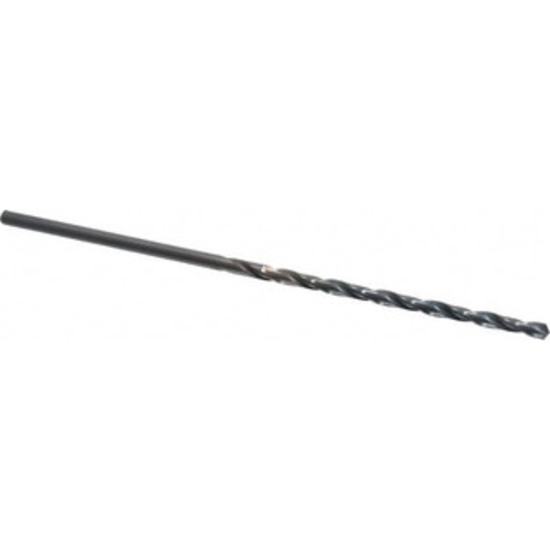 Value Collection #21 118 Spiral Flute High Speed Steel Taper Length Drill Bit Oxide Finish, 3-3/8 Flute Length, 5-3/4 OAL, Standard Point, Straight Shank 01408210 – 01408210