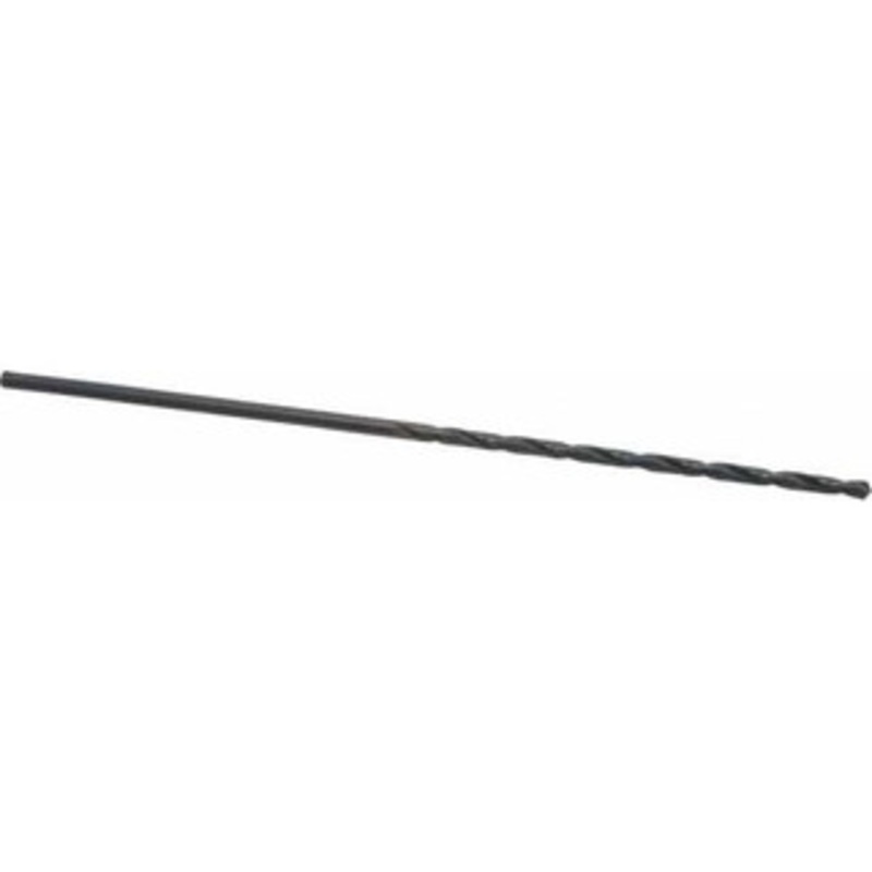 Value Collection #33 118 Spiral Flute High Speed Steel Taper Length Drill Bit Oxide Finish, 2-3/4 Flute Length, 5-1/8 OAL, Standard Point, Straight Shank 01408335 – 01408335