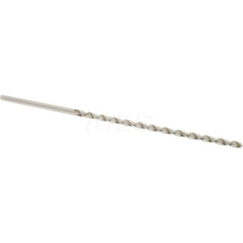 Accupro #46 130 Parabolic Flute Vanadium High Speed Steel Taper Length Drill Bit Bright Finish, 2-7/32 Flute Length, 3-11/32 OAL, Split Point, Straight Shank 1100206-AC – 85945749