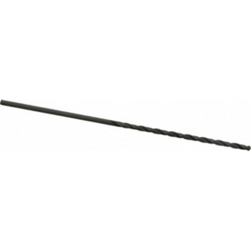 Chicago-Latrobe #33 118 Spiral Flute High Speed Steel Taper Length Drill Bit Oxide Finish, 2-3/4 Flute Length, 5-1/8 OAL, Standard Point, Straight Shank, Series 120 50323 – 81408338