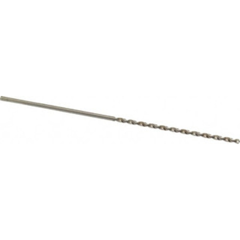 Chicago-Latrobe #46 118 Spiral Flute High Speed Steel Taper Length Drill Bit Bright Finish, 2-1/4 Flute Length, 4-1/4 OAL, Standard Point, Straight Shank, Series 120B 50256 – 81555468