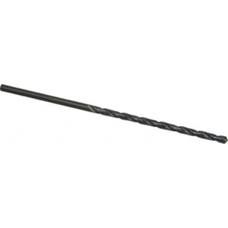 Cleveland Twist Drill #15 118 Spiral Flute High Speed Steel Taper Length Drill Bit Oxide Finish, 3-3/8 Flute Length, 5-3/4 OAL, Standard Point, Straight Shank, Series 2510 C08701 – 63725154