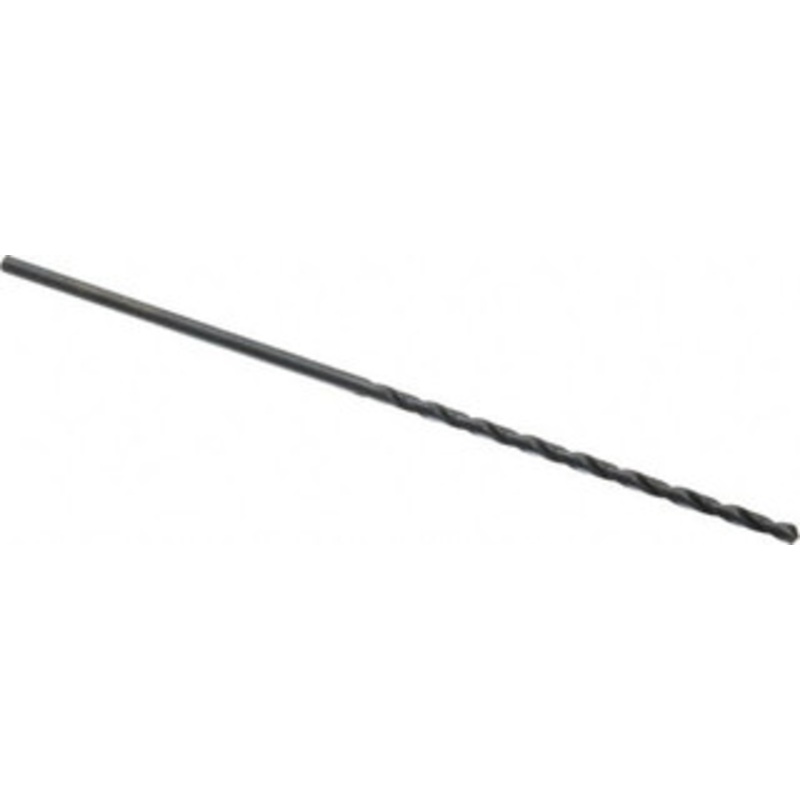 Cleveland Twist Drill #34 118 Spiral Flute High Speed Steel Taper Length Drill Bit Oxide Finish, 2-3/4 Flute Length, 5-1/8 OAL, Standard Point, Straight Shank, Series 2510 C08658 – 63725345