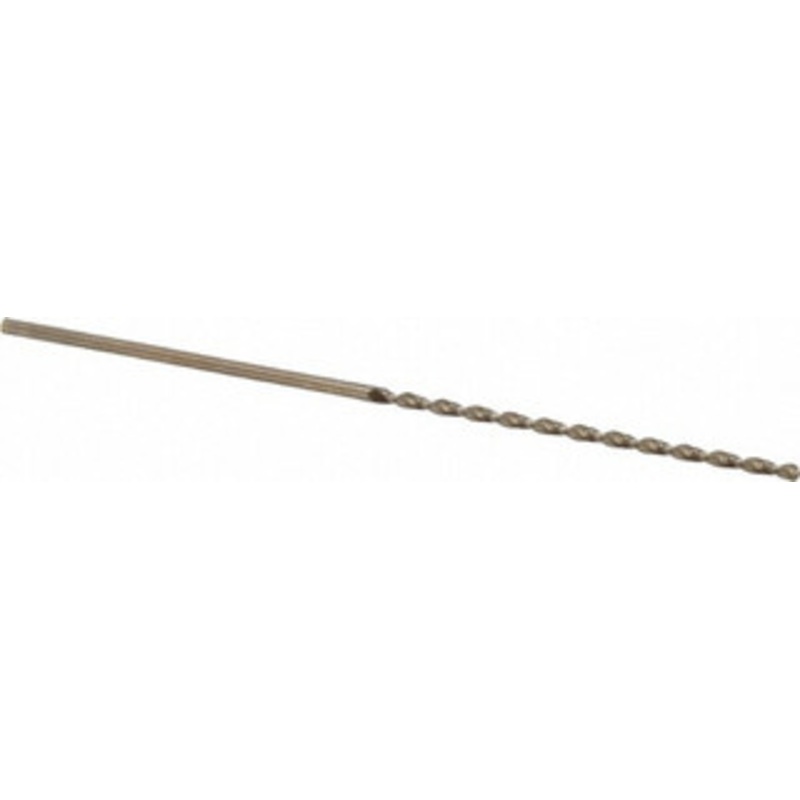 Cleveland Twist Drill #44 135 Parabolic Flute Cobalt Taper Length Drill Bit Oxide/Gold Finish, 2-1/4 Flute Length, 4-1/4 OAL, Split Point, Straight Shank, Series 2575 C16767 – 02148385