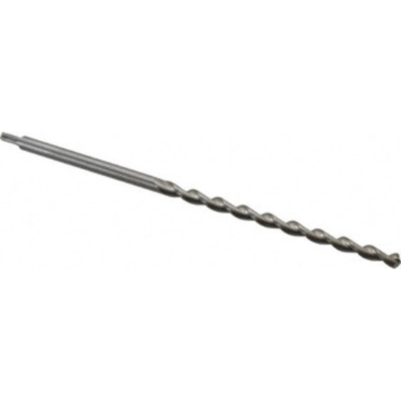 Cleveland Twist Drill #7 118 Parabolic Flute High Speed Steel Taper Length Drill Bit Bright Finish, 3-5/8 Flute Length, 6 OAL, Notched Point, Tanged Shank, Series 2565 C16226 – 68298660