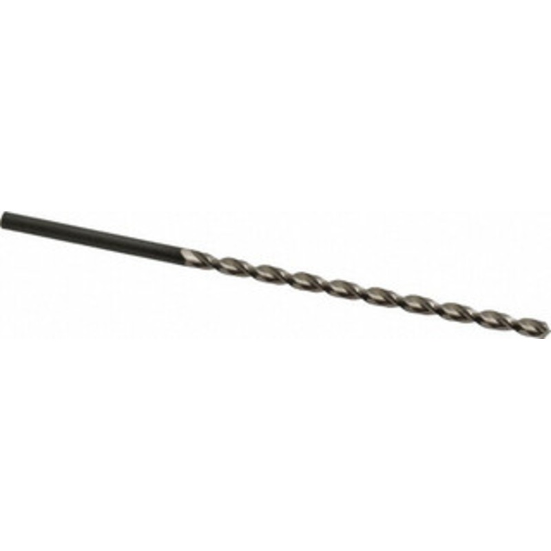 Guhring #25 130 Parabolic Flute Cobalt Taper Length Drill Bit Bright Finish, 3-1/16 Flute Length, 4-11/16 OAL, Standard Point, Straight Shank, Series 336 9003360038000 – 85768257
