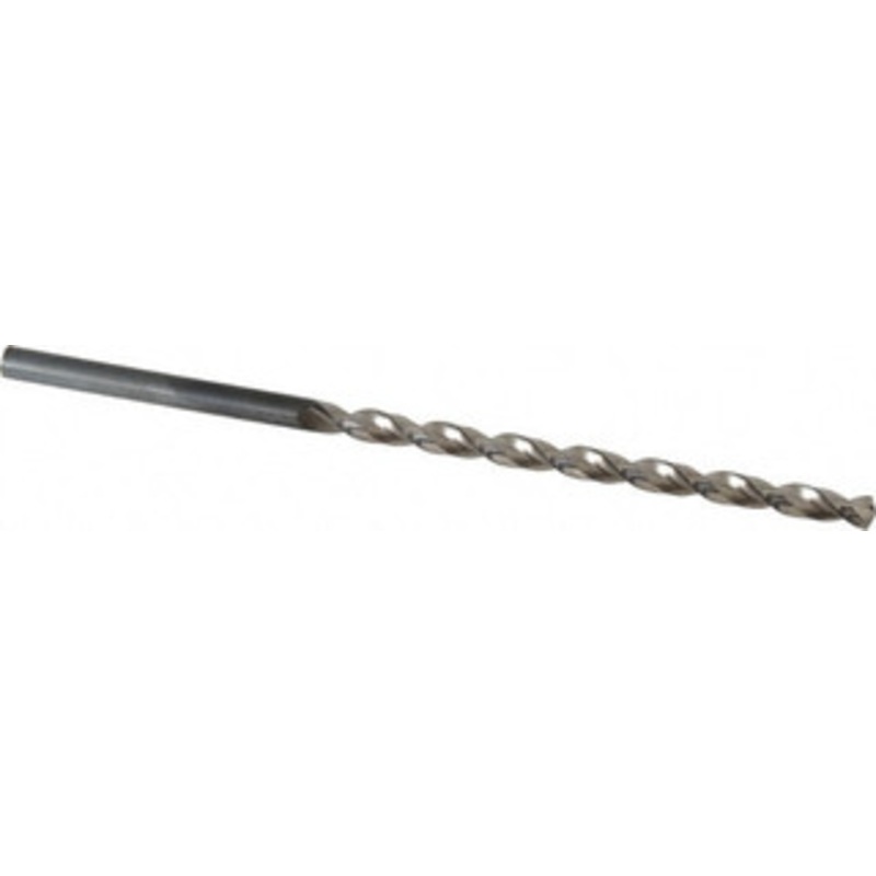 Guhring #4 130 Parabolic Flute Cobalt Taper Length Drill Bit Bright Finish, 3-19/32 Flute Length, 5-15/32 OAL, Standard Point, Straight Shank, Series 336 9003360053100 – 85768042