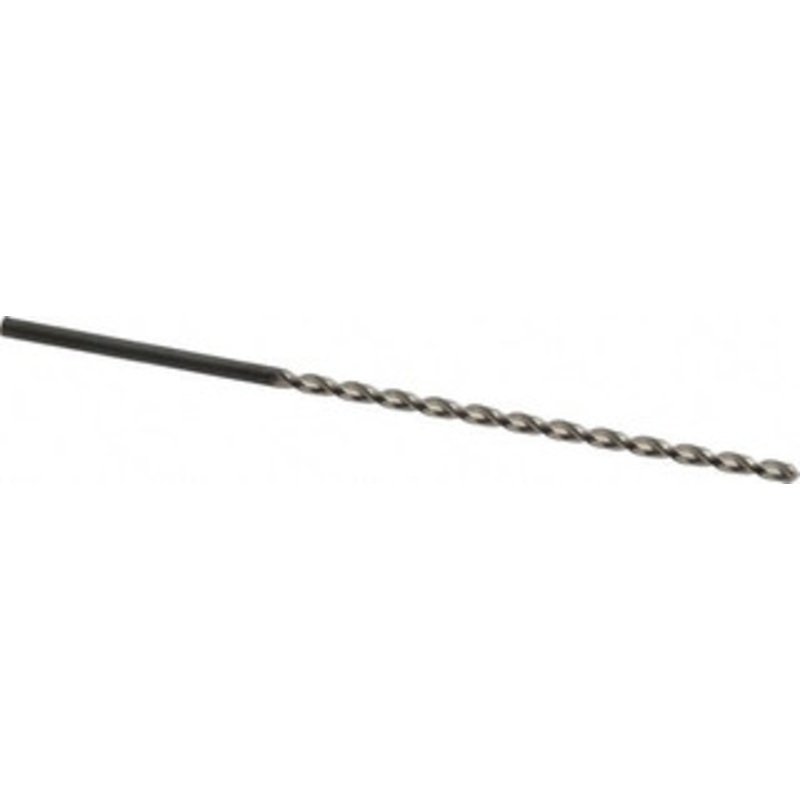 Guhring #41 130 Parabolic Flute High Speed Steel Taper Length Drill Bit Bright Finish, 2-7/16 Flute Length, 3-3/4 OAL, Standard Point, Straight Shank, Series 535 9005350024400 – 85765410