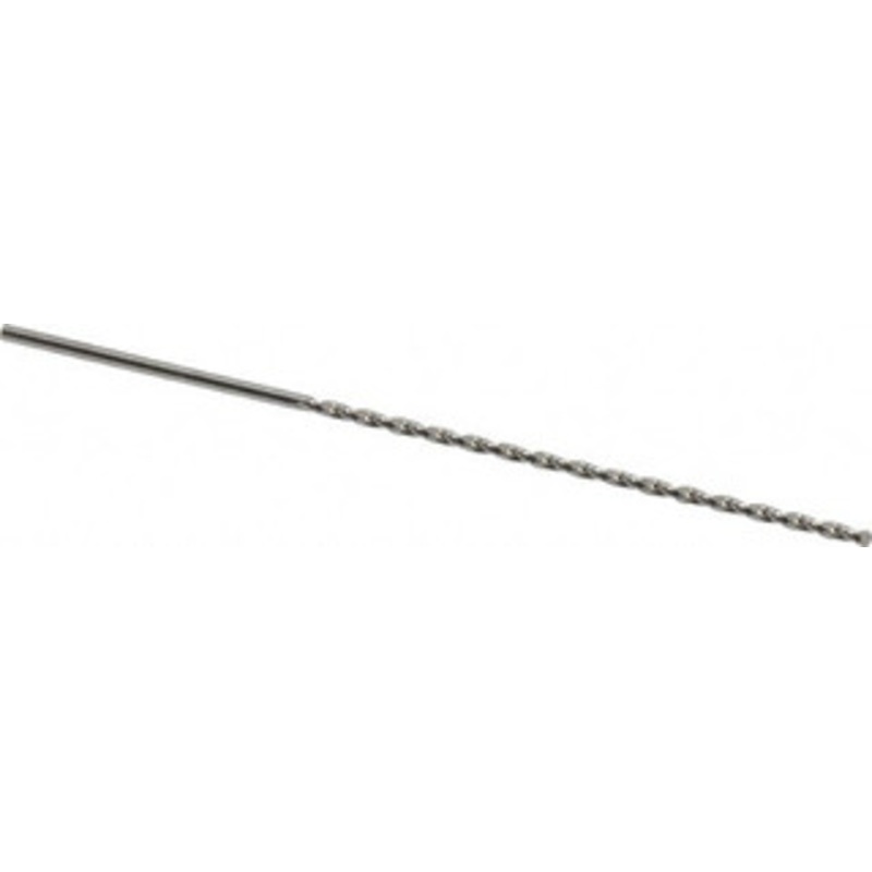 Guhring #53 130 Parabolic Flute High Speed Steel Taper Length Drill Bit Bright Finish, 1-31/32 Flute Length, 3 OAL, Standard Point, Straight Shank, Series 535 9005350015100 – 85765535