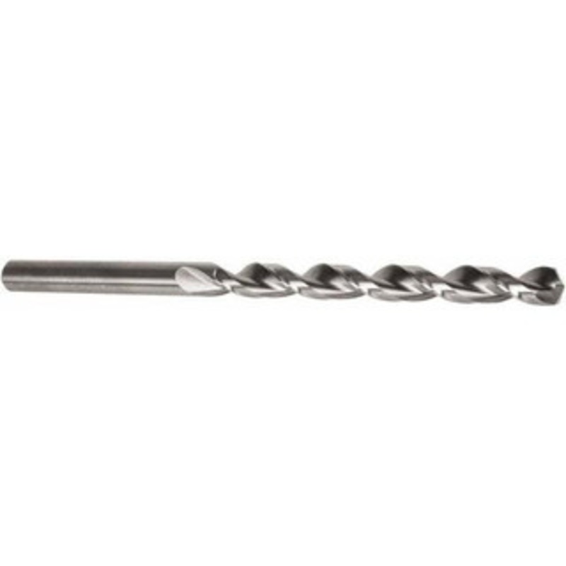 Precision Twist Drill #1 135 Parabolic Flute High Speed Steel Taper Length Drill Bit Bright Finish, 3-3/4 Flute Length, 6-1/8 OAL, Split Point, Straight Shank, Series QC91P 059401 – 78571056