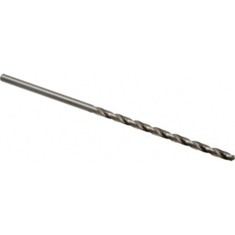 Precision Twist Drill #15 118 Spiral Flute High Speed Steel Taper Length Drill Bit Bright Finish, 3-3/8 Flute Length, 5-3/4 OAL, Standard Point, Straight Shank, Series R52 052015 – 78558418