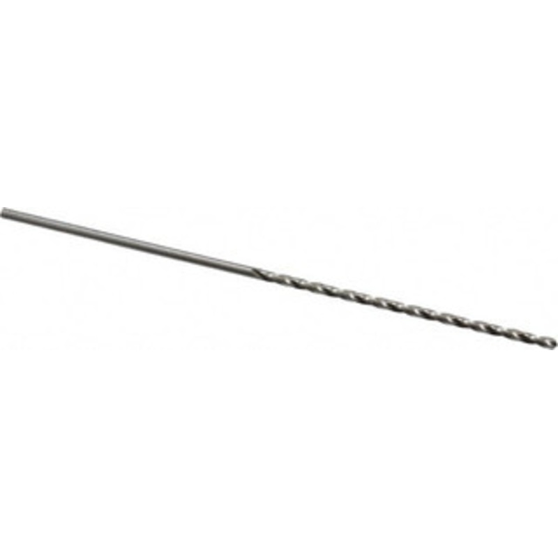 Precision Twist Drill #45 118 Spiral Flute High Speed Steel Taper Length Drill Bit Bright Finish, 2-1/4 Flute Length, 4-1/4 OAL, Standard Point, Straight Shank, Series R52 052045 – 78558715