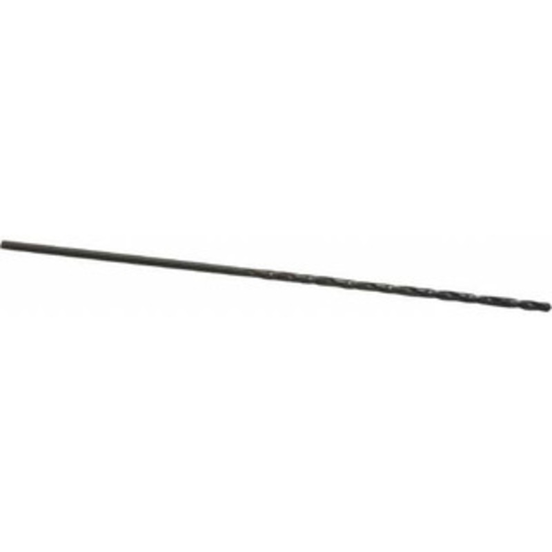 Value Collection #47 118 Spiral Flute High Speed Steel Taper Length Drill Bit Oxide Finish, 2-1/4 Flute Length, 4-1/4 OAL, Standard Point, Straight Shank 01408475 – 01408475
