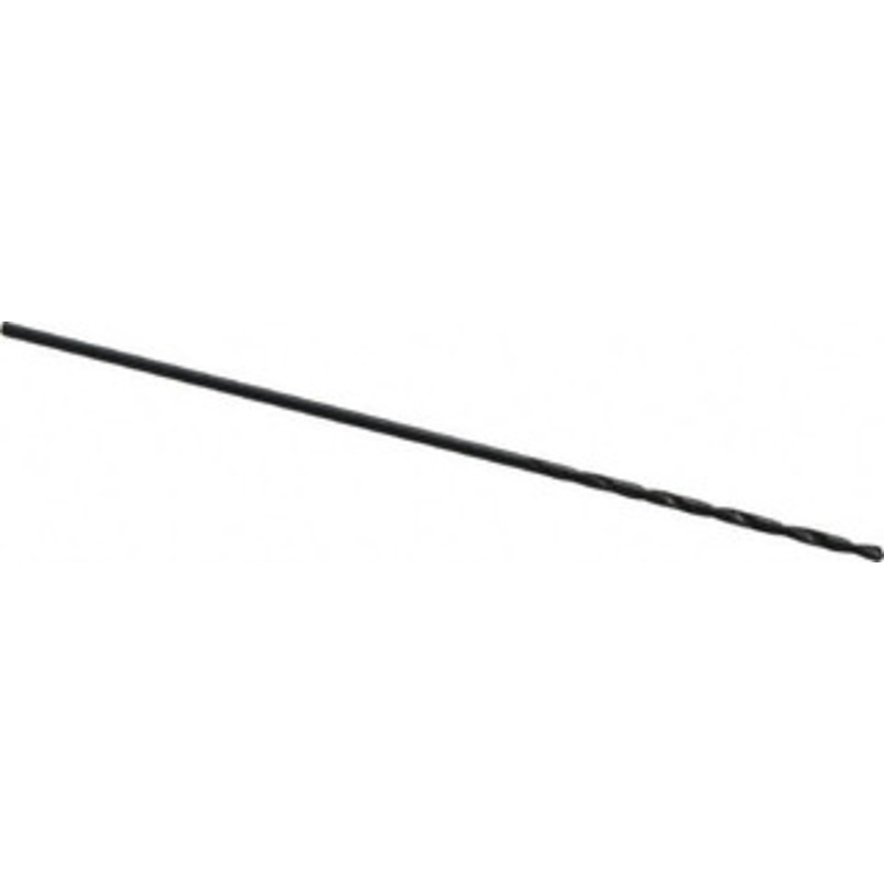 Value Collection #65 118 Spiral Flute High Speed Steel Taper Length Drill Bit Oxide Finish, 3/4 Flute Length, 2 OAL, Standard Point, Straight Shank BS38N0065 – 01408657