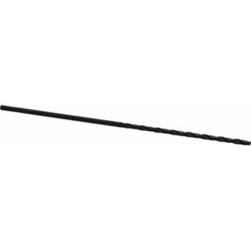 Chicago-Latrobe #35 118 Spiral Flute High Speed Steel Taper Length Drill Bit Oxide Finish, 2-3/4 Flute Length, 5-1/8 OAL, Standard Point, Straight Shank, Series 120 50325 – 81408353