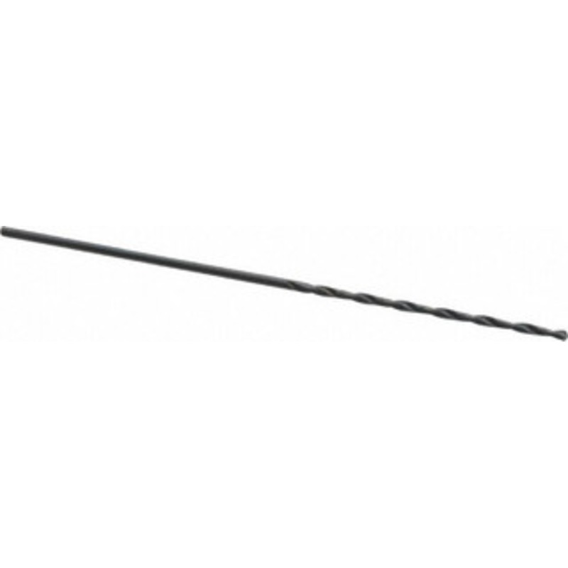 Cleveland Twist Drill #57 118 Spiral Flute High Speed Steel Taper Length Drill Bit Oxide Finish, 1-1/8 Flute Length, 2-1/4 OAL, Standard Point, Straight Shank, Series 2510 C08597 – 63725576