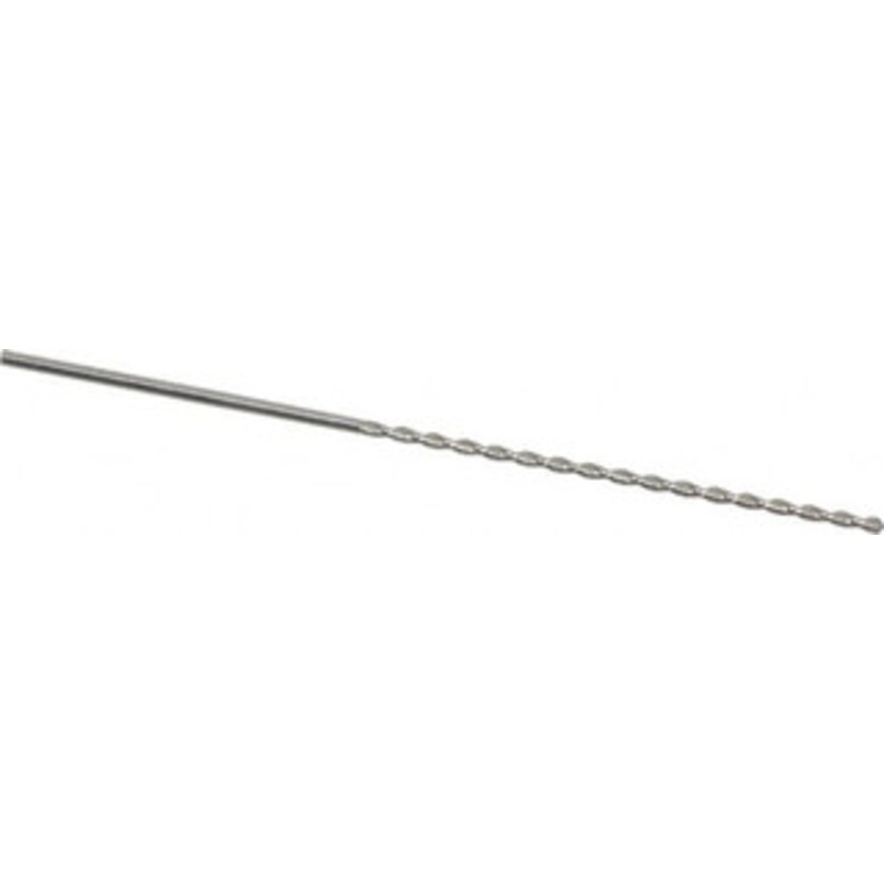 Guhring #60 130 Parabolic Flute High Speed Steel Taper Length Drill Bit Bright Finish, 1-5/16 Flute Length, 2-7/32 OAL, Standard Point, Straight Shank, Series 535 9005350010200 – 85765600