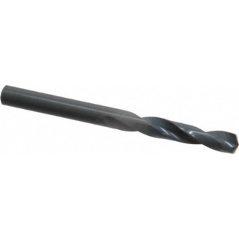 Precision Twist Drill #10 135 Spiral Flute High Speed Steel Screw Machine Drill Bit Oxide Finish, Right Hand Cut, 1-3/16 Flute Length, 2-1/4 OAL, Split Point, Straight Shank 041810 – 78547809