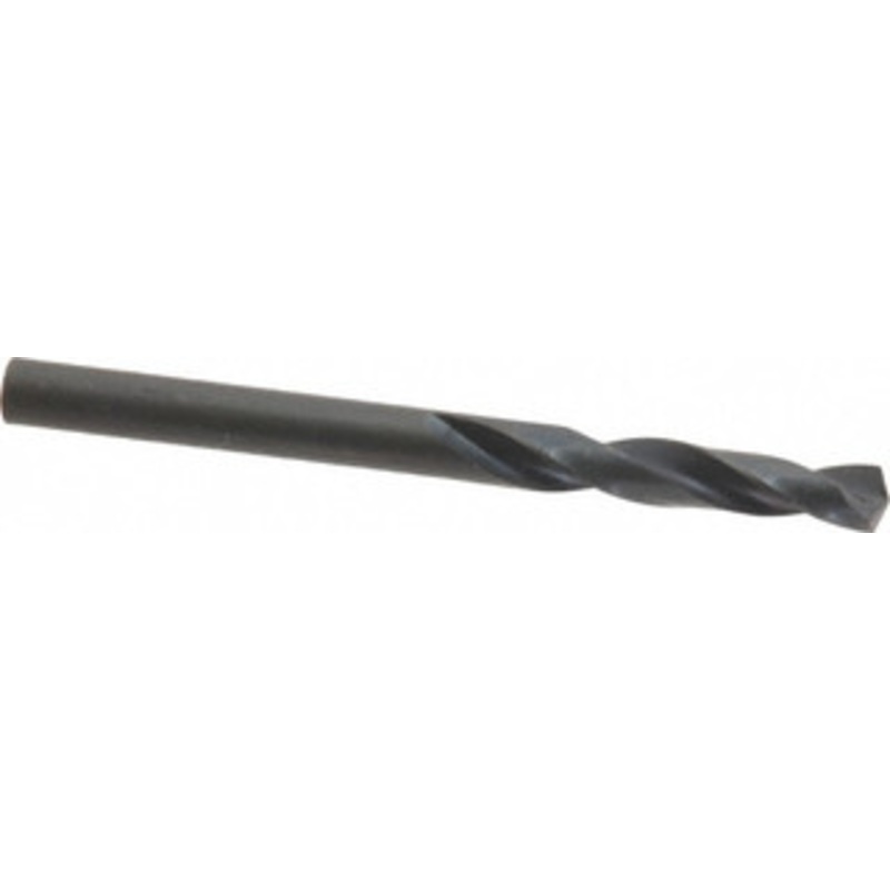 Precision Twist Drill #17 135 Spiral Flute High Speed Steel Screw Machine Drill Bit Oxide Finish, Right Hand Cut, 1-1/8 Flute Length, 2-3/16 OAL, Split Point, Straight Shank 041817 – 78547874