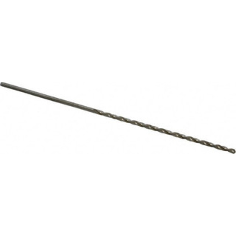 Precision Twist Drill #54 118 Spiral Flute High Speed Steel Taper Length Drill Bit Bright Finish, 1-3/4 Flute Length, 3 OAL, Standard Point, Straight Shank, Series R52 052054 – 78558806